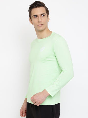 Men’s Tshirt (Full Sleeve) - FI Green