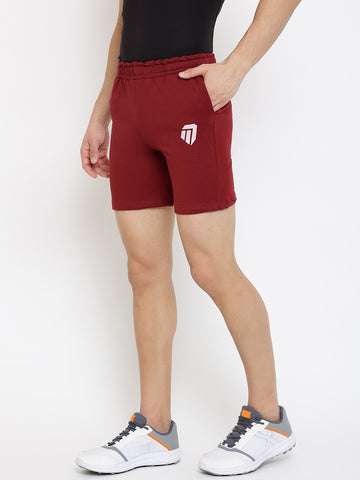 Men’s Shorts (Cotton Blend) - Maroon