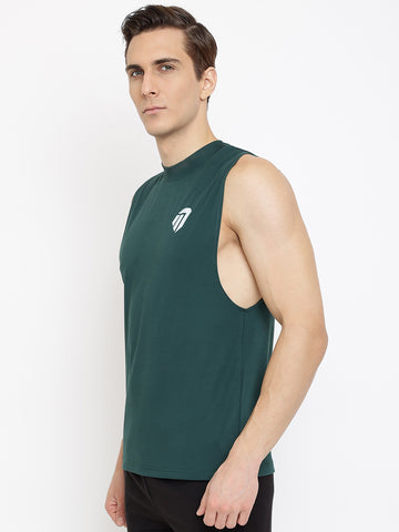 Men’s T-shirt (Long Arm Hole) Dark Green